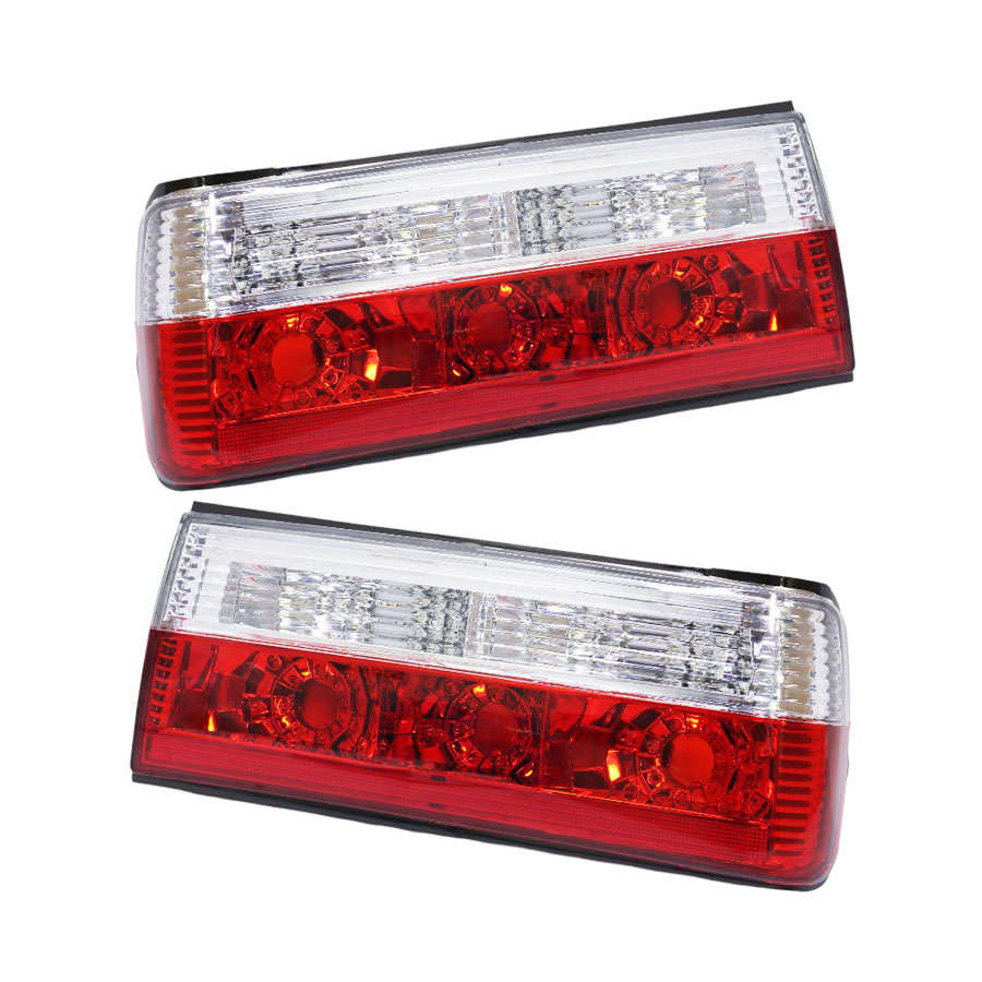 Suitable for Bmw E30 Crystal Look Semi Clear Tailights (for plastic bumpers)