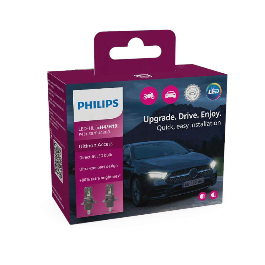 Philips Ultinon Access Pro 2500 H4 LED Bulbs (pair)