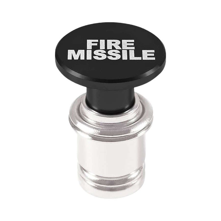Fire Missile Novelty Red Anodized Cigarette Lighter Plug