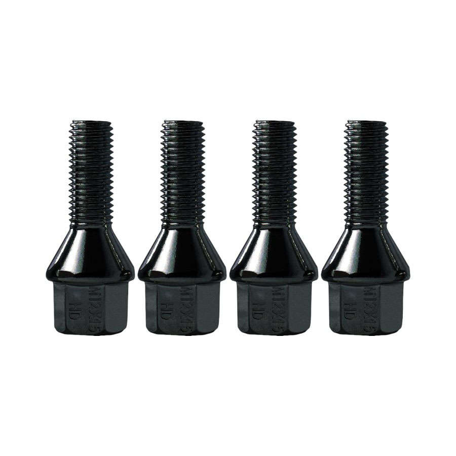 A-Line 14x1.5N Shift 19H Black Wheel Nuts (each)
