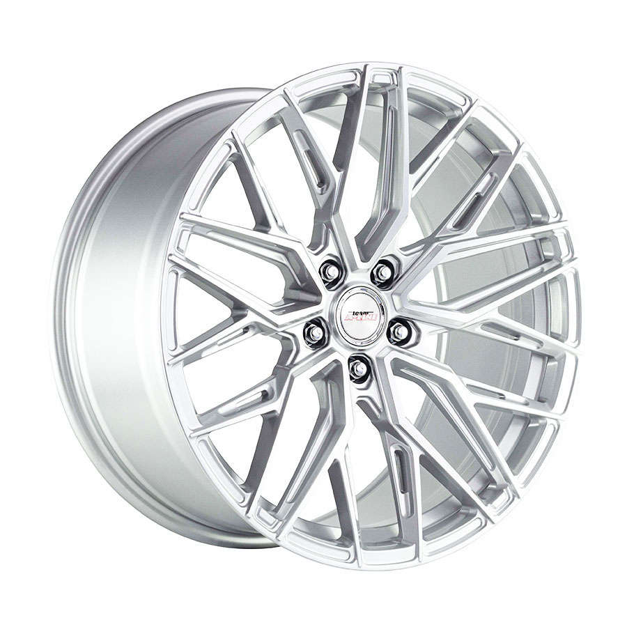 19" A-Line Spy 5/120 Arctic Silver Machine Face Flow Forming Alloy Wheels