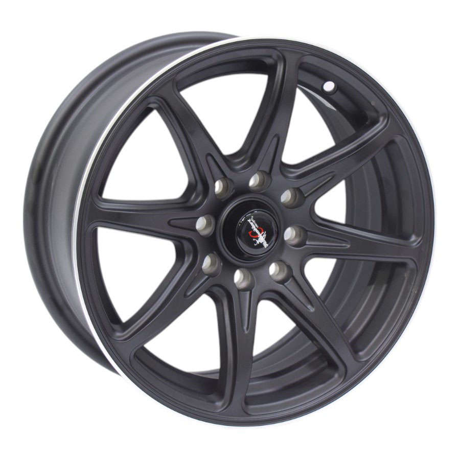 14" Racing Hart Echo 4/100 &amp; 4/108 Satin Black Alloy Wheels