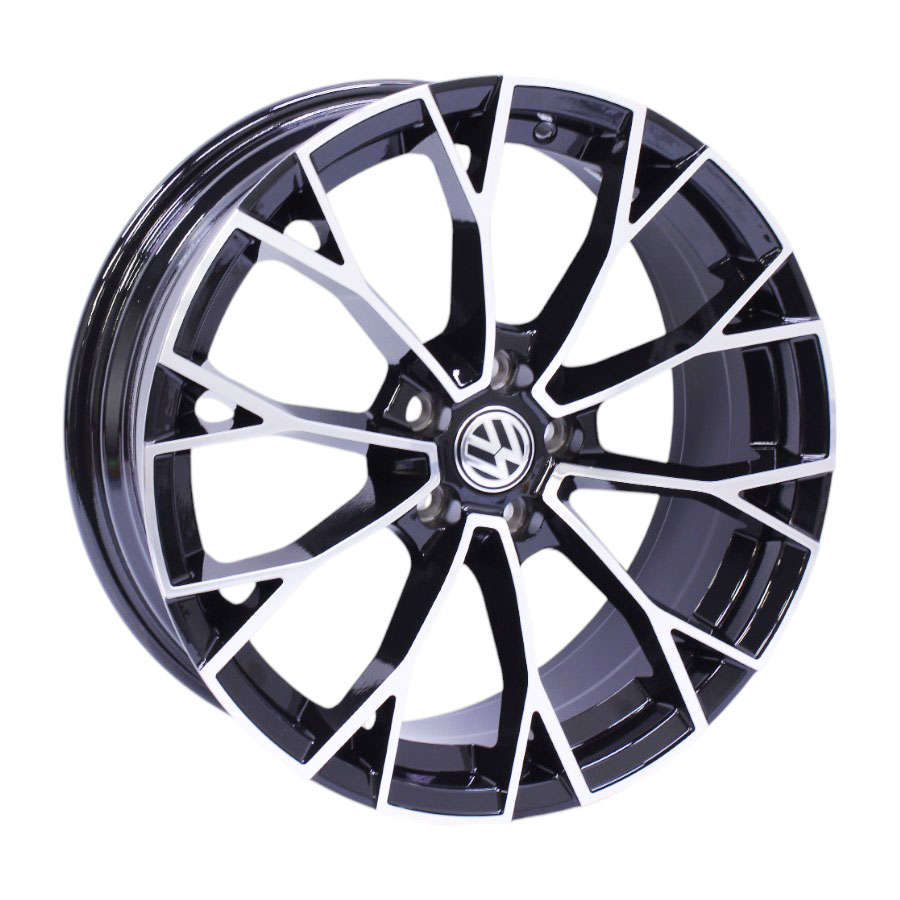 17" QS 686 5/100 Black Machine Face Alloy Wheels