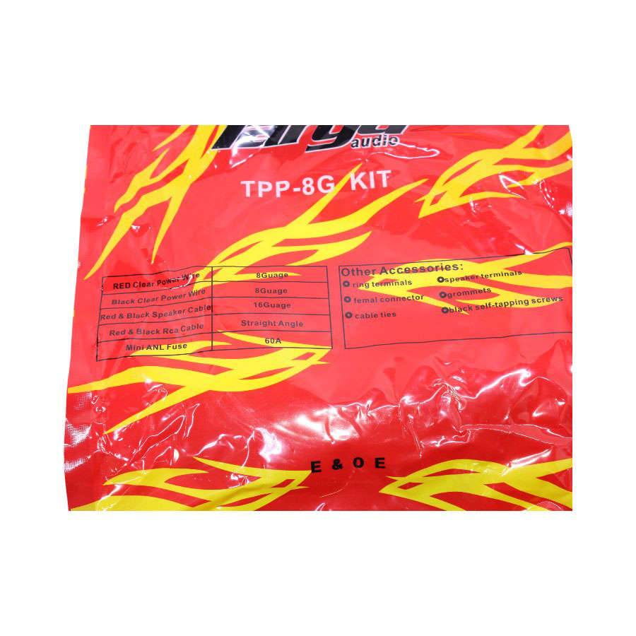 Targa TPP-8GKIT 8Gauge Car Audio Wiring Kit