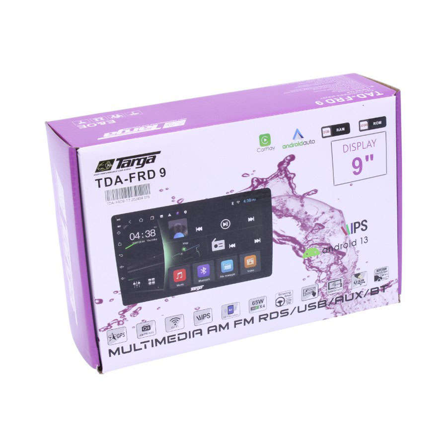 Targa TDA-FRD9 9" Android Media Player with Fitting for Ford Ranger T6