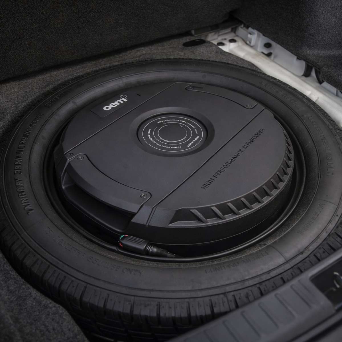 Starsound SSW-HUB-OEM 11 400w/200rms OEM Design Spare Wheel Subwoofer