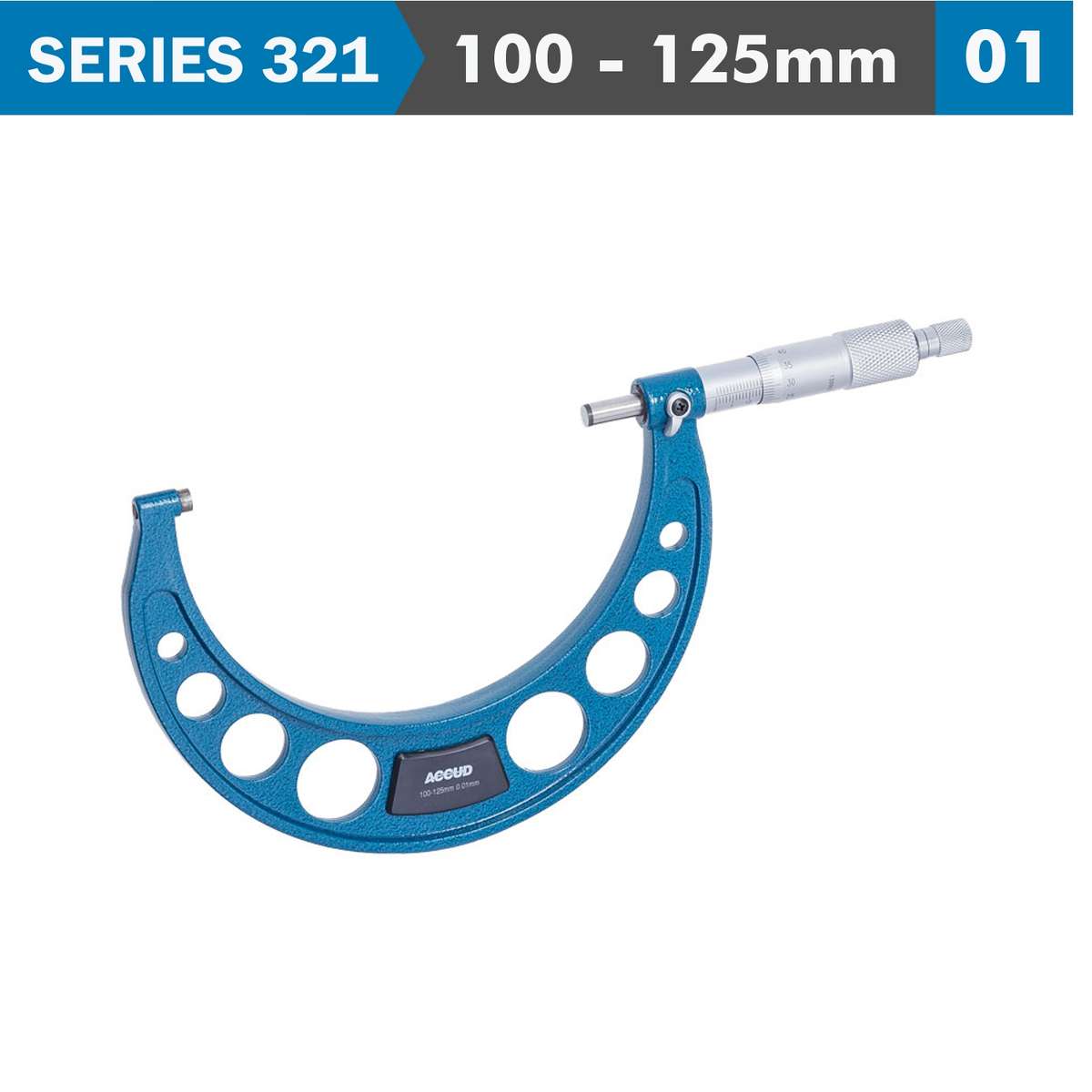 ACCUD - Outside Micrometer 100-125mm (0.01mm) - ACCUD - Outside Micrometer 100-125mm (0.01mm)