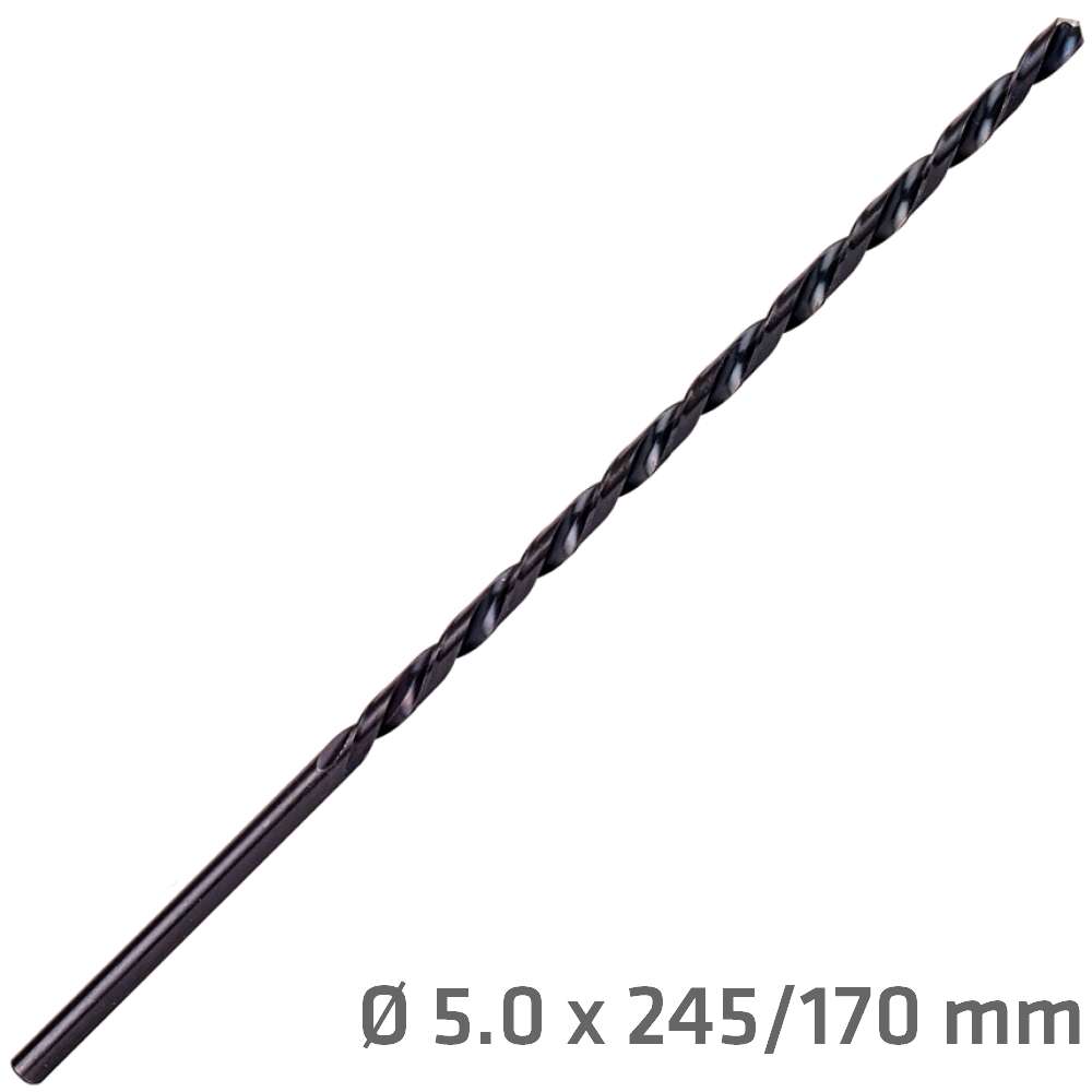 Alpen - Hss Drill Bit 5mm 245 X 170 Extra Long - Alpen - Hss Drill Bit 5mm 245 X 170 Extra Long