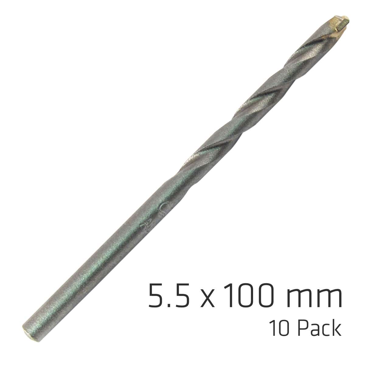 Alpen - Masonry Drill Bit Long Life 5.5 x 100mm 10Pack - Alpen - Masonry Drill Bit Long Life 5.5 ...