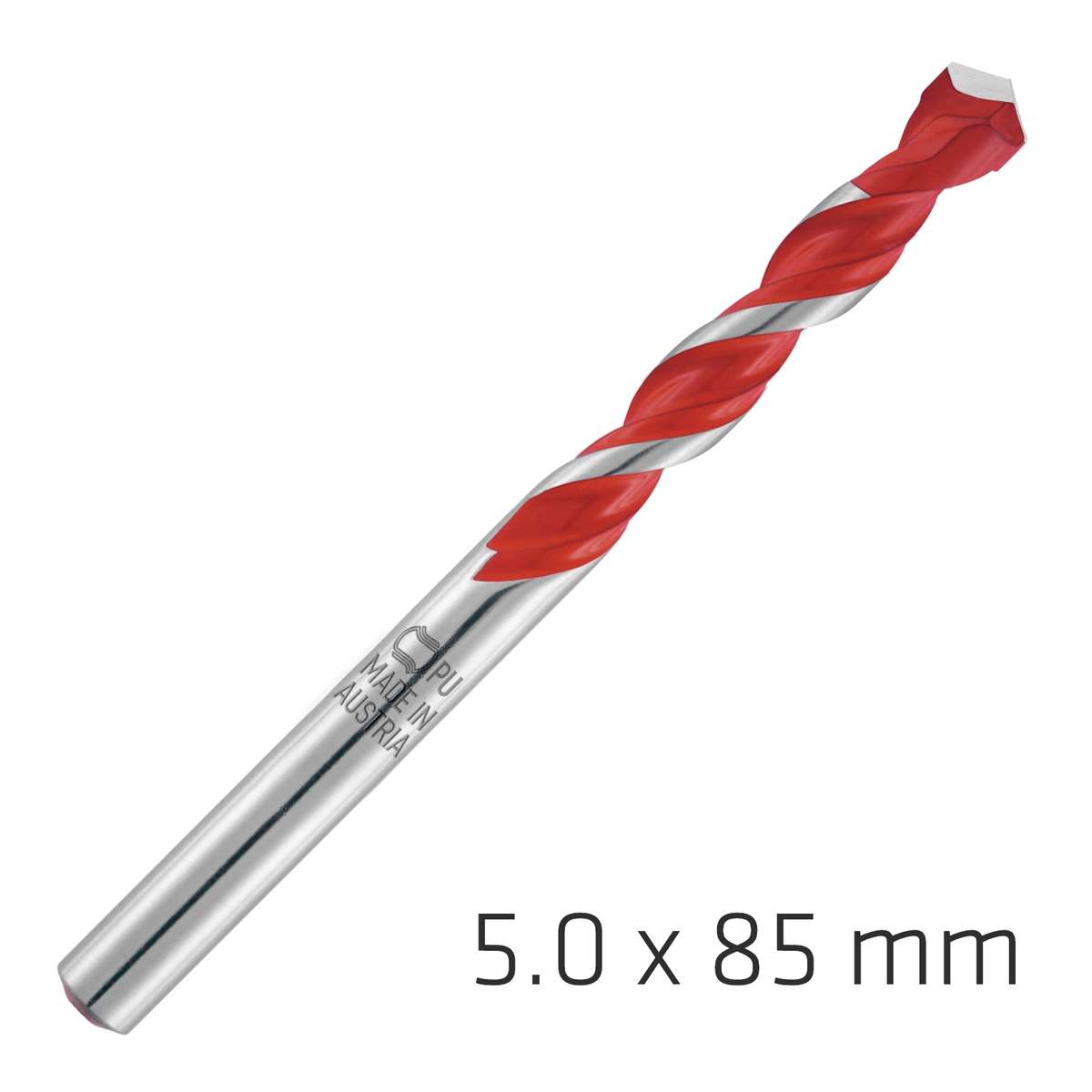 Alpen - Profi Multicut Drill Bit 5.0mmx85mm - Alpen - Profi Multicut Drill Bit 5.0mmx85mm