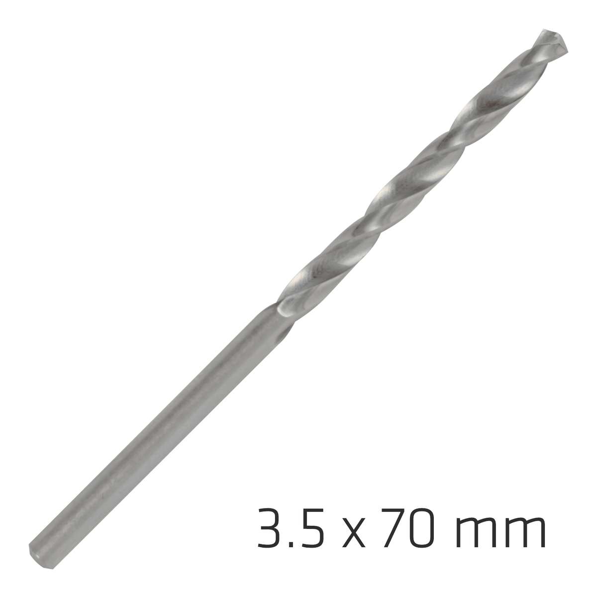 Alpen - Pro HSS 3.5mm Drill Din 338 Rn 135 Split Point Plastic Wallet - Alpen - Pro HSS 3.5mm Dri...