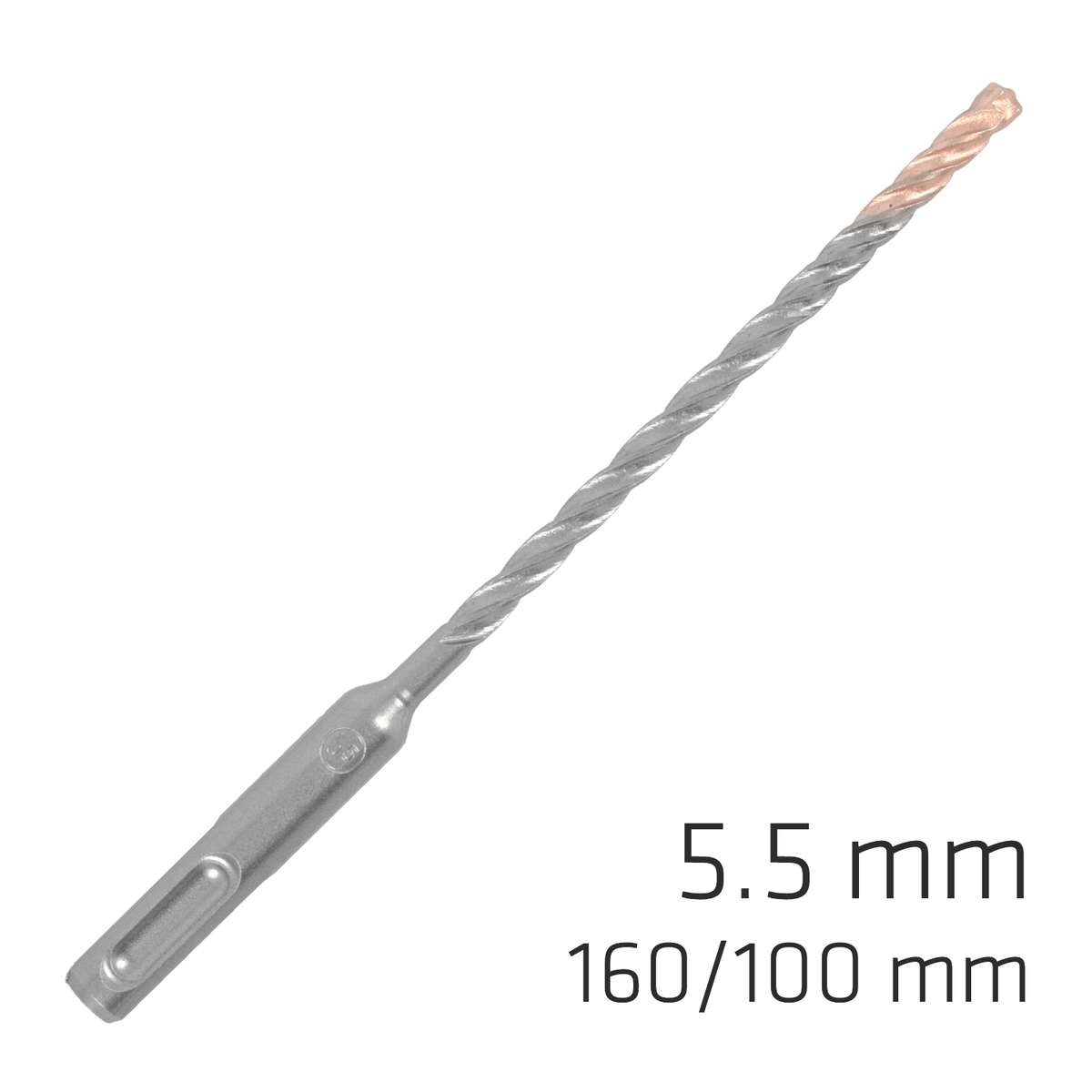 Alpen - Force X 5.5 X 160/100 Sds-Plus Drill Bit X4 Cutting Edges - Alpen - Force X 5.5 X 160/100...