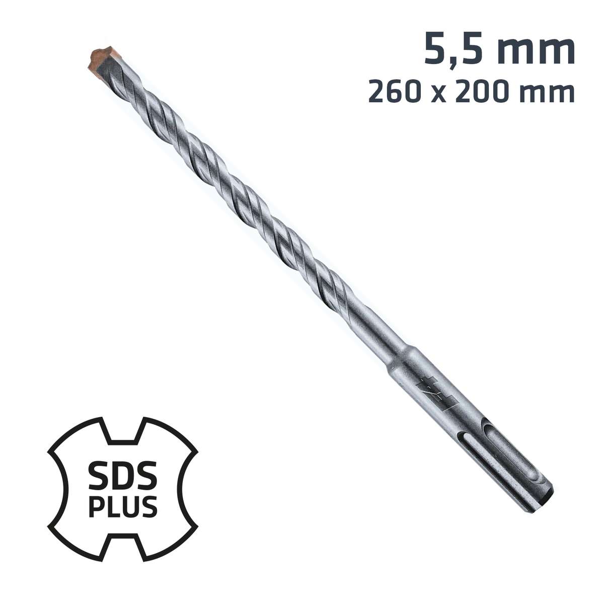 Alpen - SDS Plus Drill Bit 260x200 5.5mm - Alpen - SDS Plus Drill Bit 260x200 5.5mm