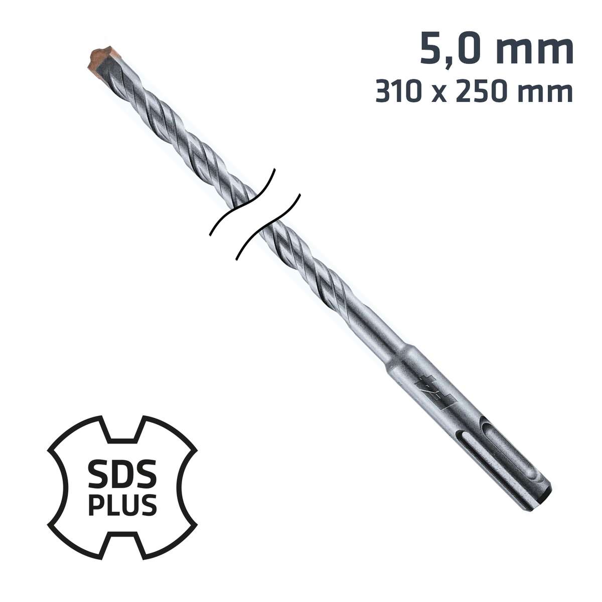 Alpen - SDS Plus Drill Bit 310x250 5.0mm - Alpen - SDS Plus Drill Bit 310x250 5.0mm
