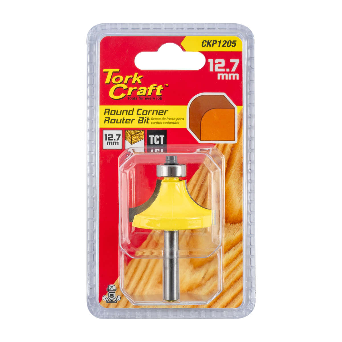 Tork Craft - Router Bit Corner Round 1/2" - Tork Craft - Router Bit Corner Round 1/2"