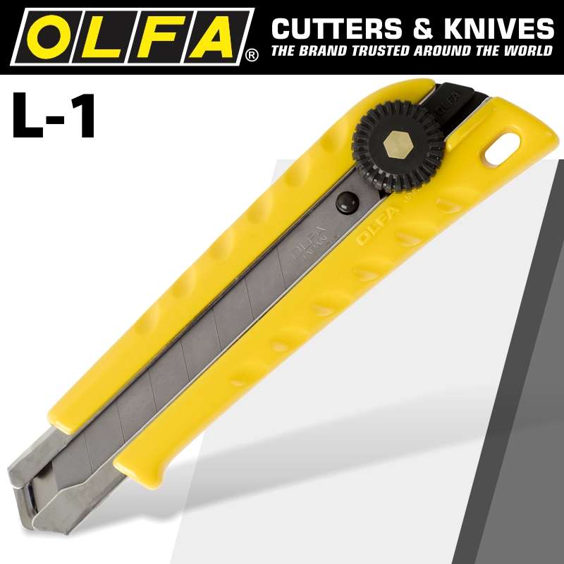 Olfa - Cutter Model L-1 Heavy Duty Snap Off Knife - Olfa - Cutter Model L-1 Heavy Duty Snap Off K...
