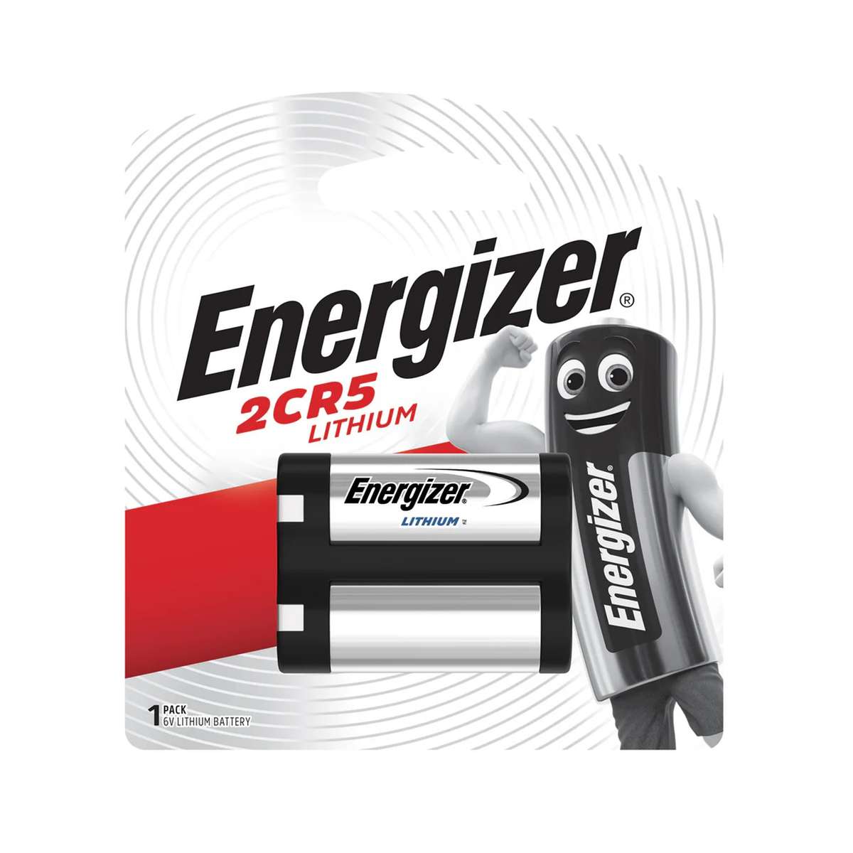 Energizer - 2CR5 Photo Lithium Battery - 6V - Energizer - 2CR5 Photo Lithium Battery - 6V