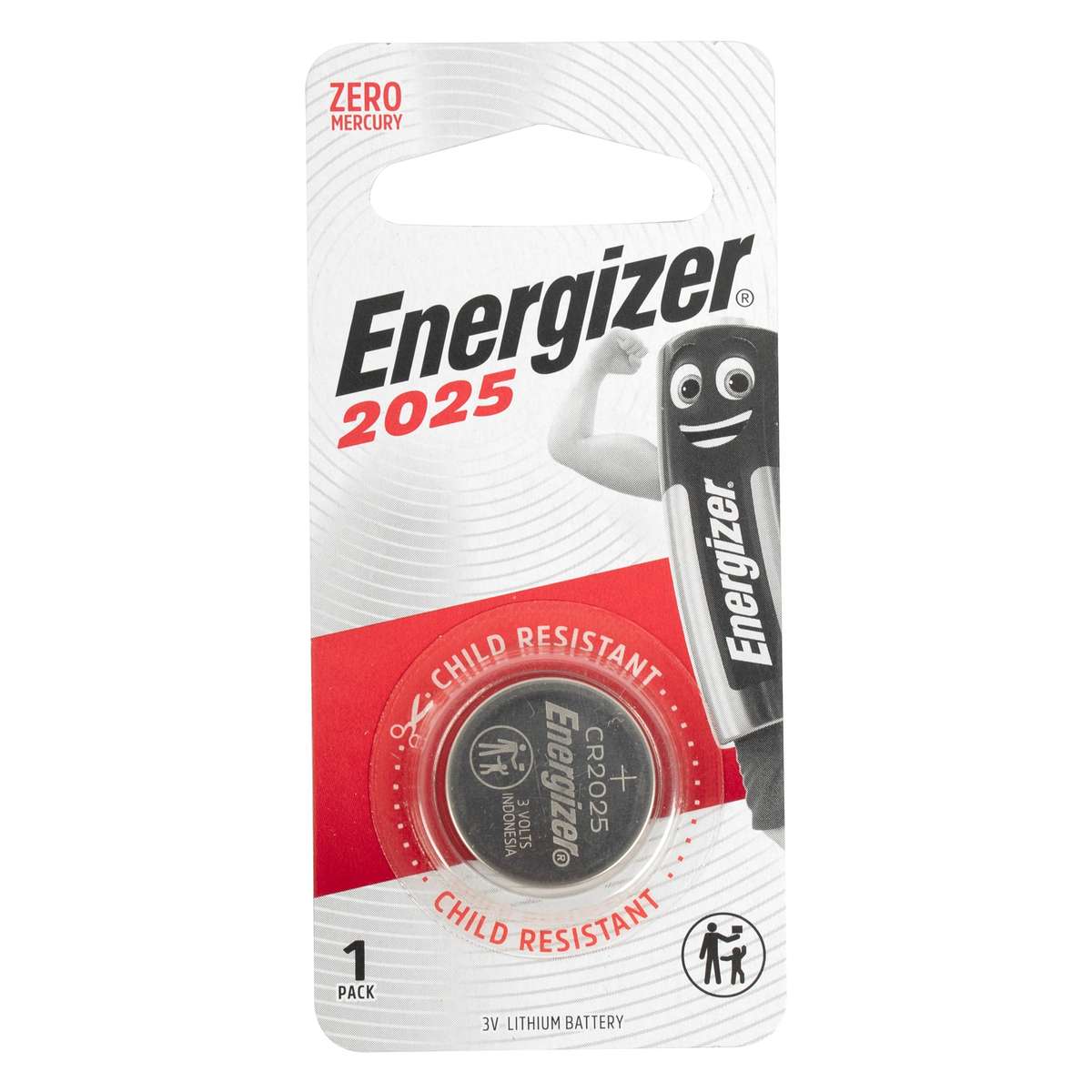 Energizer - Lithium Coin 3v CR2025 Battery - Energizer - Lithium Coin 3v CR2025 Battery