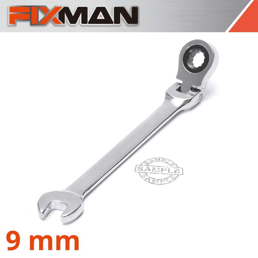 FIXMAN - Tools - Fixman Flexible Ratchet Combination Wrench 9mm - FIXMAN - Tools - Fixman Flexibl...