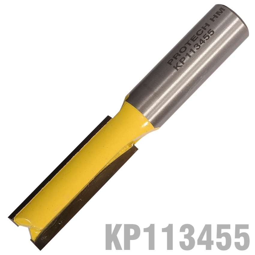 Pro-Tech - Straight Bit 1/2" X 38mm Cut 2 Flute 1/2"Shank - Pro-Tech - Straight Bit 1/2" X 38mm C...