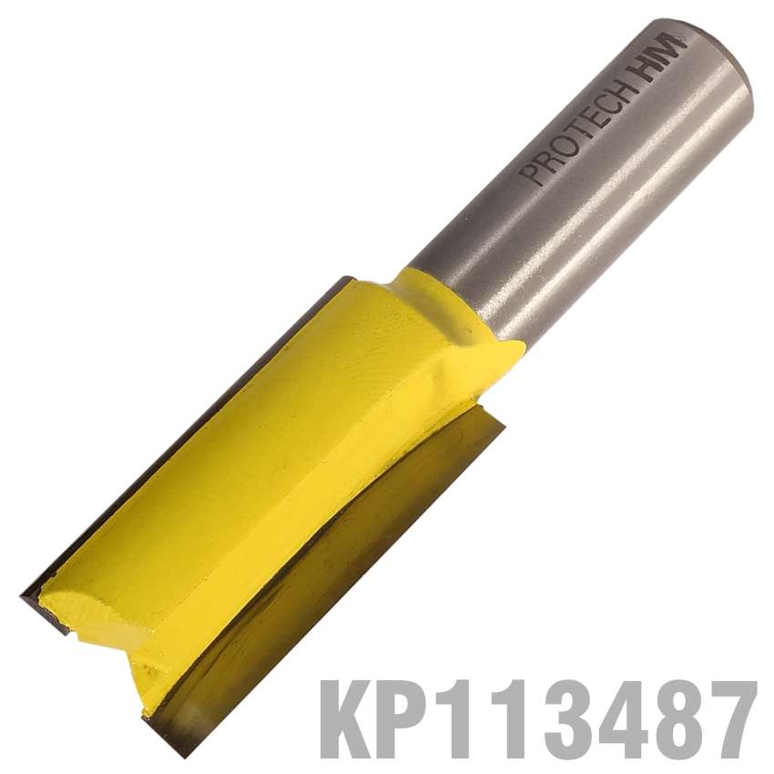 Pro-Tech - Straight Bit 3/4" X 38mm Cut 2 Flute 1/2"Shank - Pro-Tech - Straight Bit 3/4" X 38mm C...
