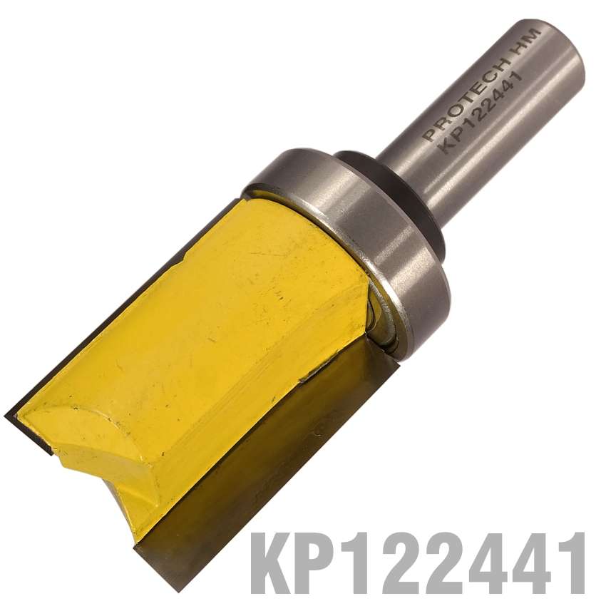 Pro-Tech - Pattern Flush Trim Bit. With Shank Mounted Bearing 1 1/8" X 1 1/2" 1/2 - Pro-Tech - Pa...