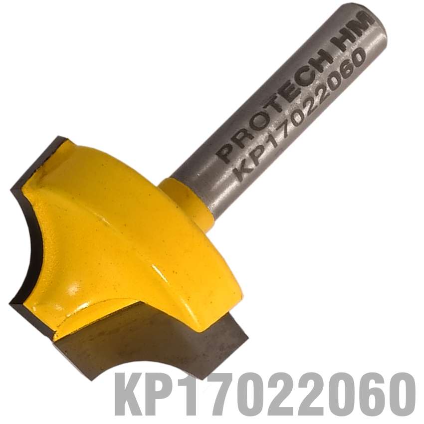 Pro-Tech - Ovolo & Rounding Over 27mm X 15mm 1/4" Shank - Pro-Tech - Ovolo & Rounding Over 27mm X...