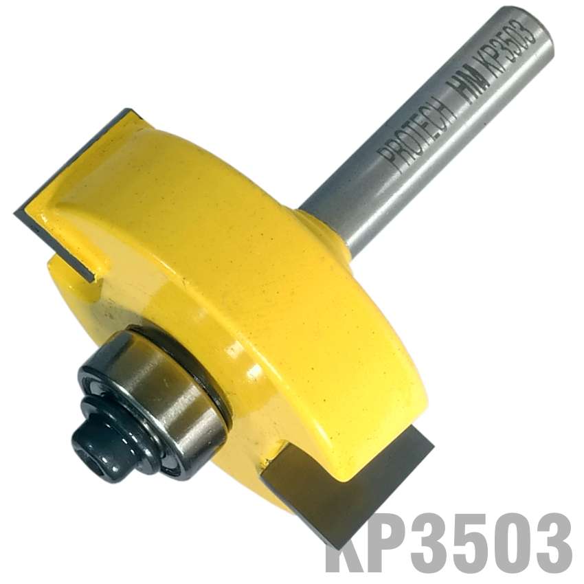 Pro-Tech - Rabbeting Bit 1 1/2" X 1/2" Depth 1/2" 1/4"Shank - Pro-Tech - Rabbeting Bit 1 1/2" X 1...