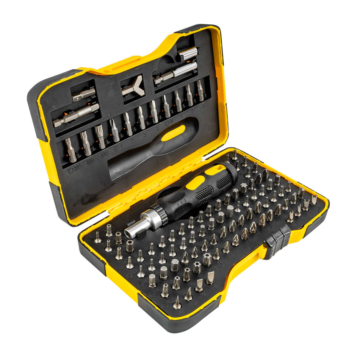 Tork Craft - 101 Piece Bit Set with Ratchet Driver - Tork Craft - 101 Piece Bit Set with Ratchet ...