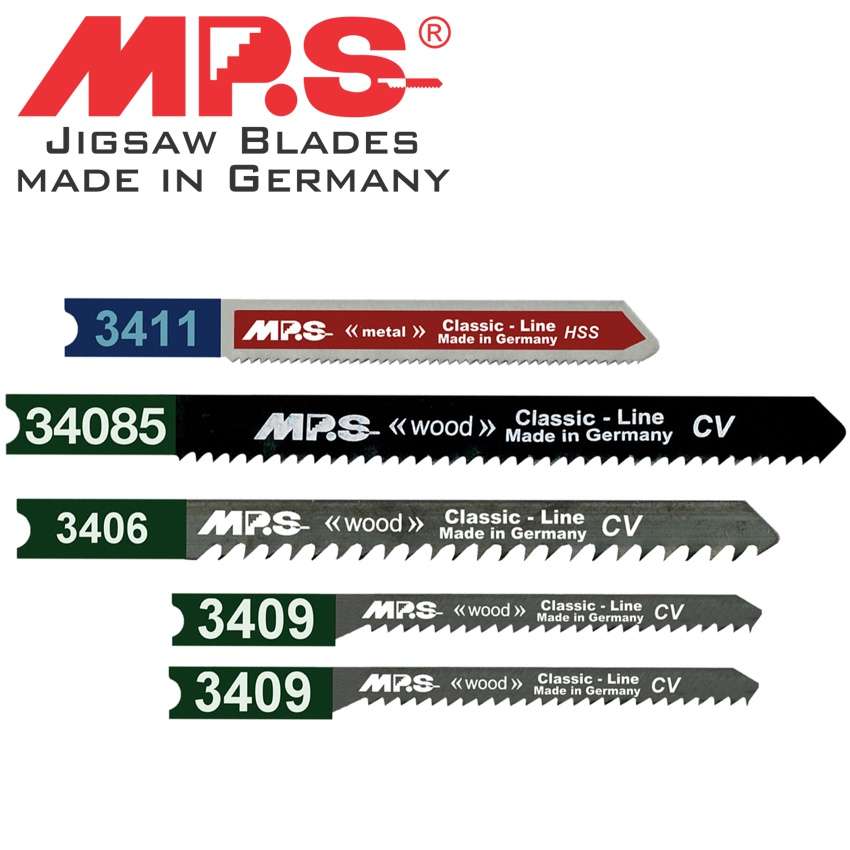 MPS - Jigsaw Blade Set 5Piece B&D Shank - MPS - Jigsaw Blade Set 5Piece B&D Shank