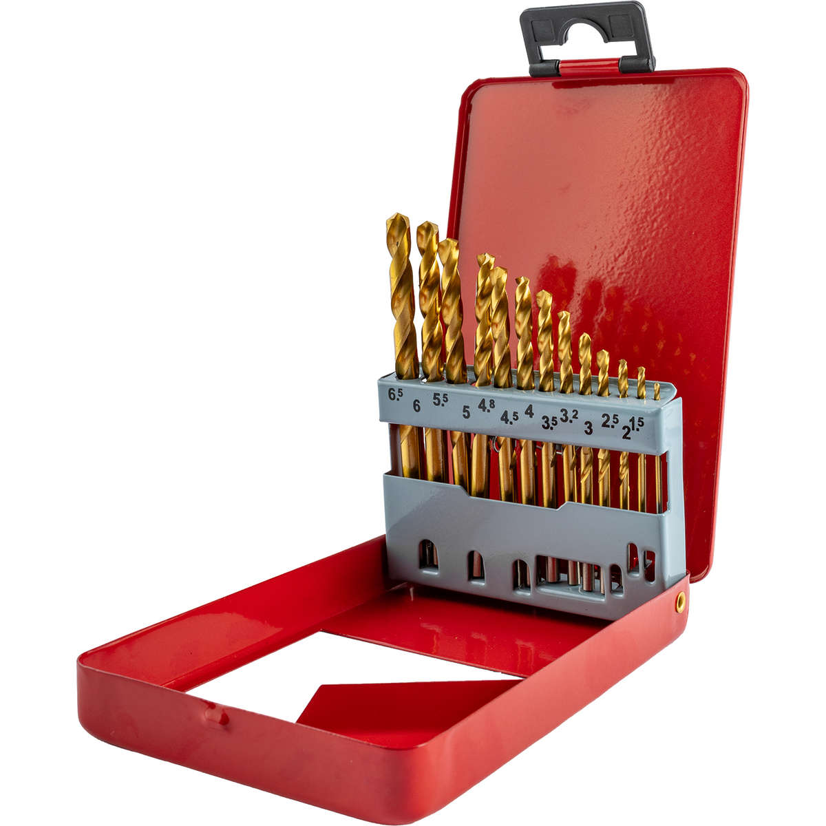 Tork Craft - Drill Bit Set 13 Piece Tin. Coated Metal Case - Tork Craft - Drill Bit Set 13 Piece ...