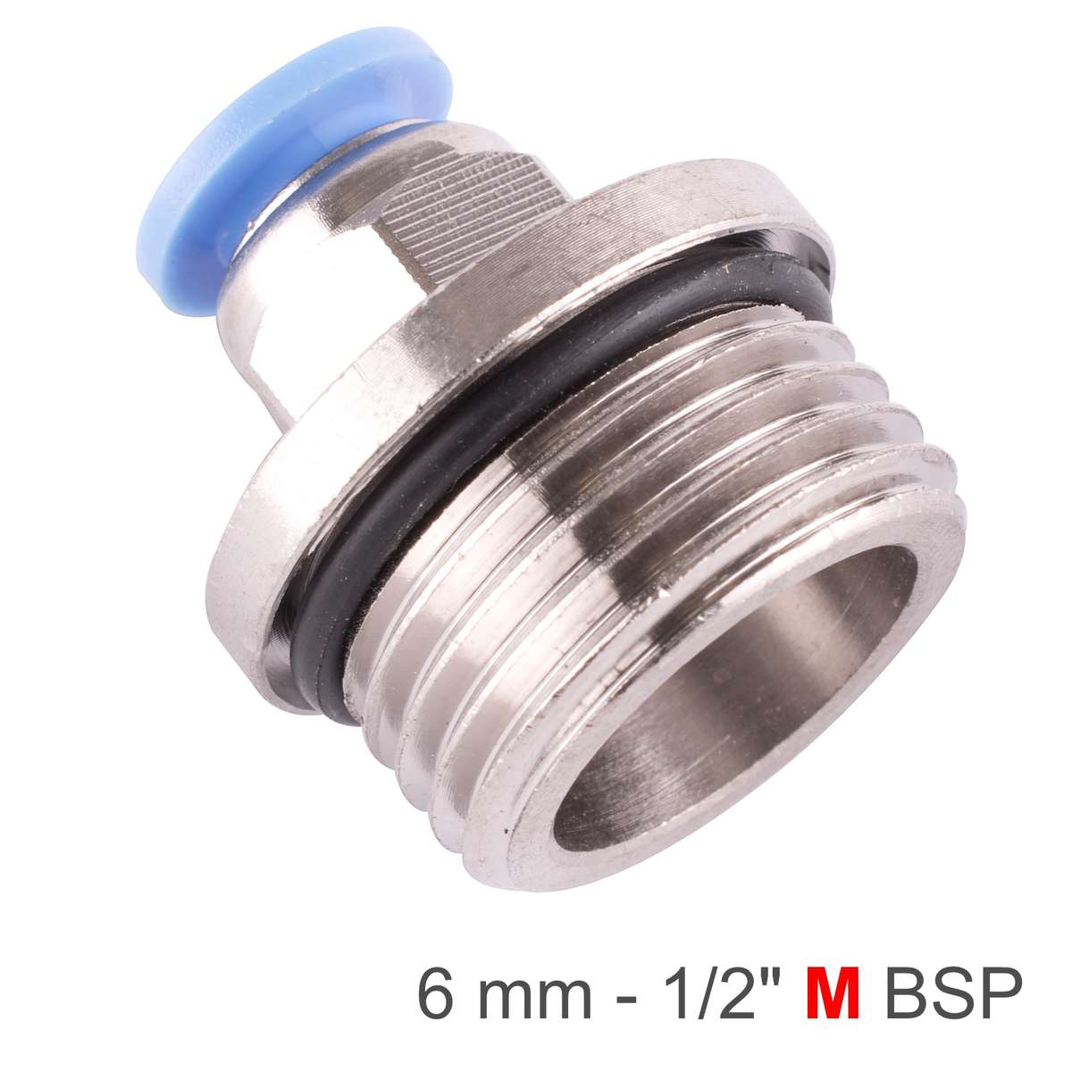 Air Craft - Pu Fitting Str. Stud W/O-Ring 6mm-1/2" M - Air Craft - Pu Fitting Str. Stud W/O-Ring ...