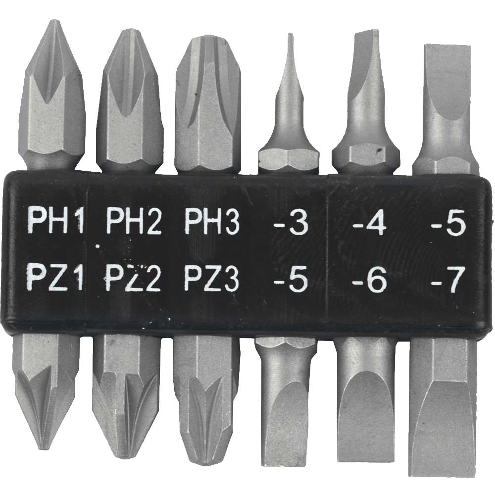 Tork Craft - Double End Bit Set 45mm - 6 Piece - Tork Craft - Double End Bit Set 45mm - 6 Piece