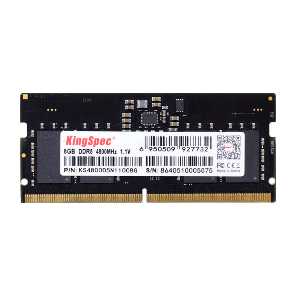 KINGSPEC - 8GB 4800MHz DDR5 SODIMM Notebook Memory - KINGSPEC - 8GB 4800MHz DDR5 SODIMM Notebook ...