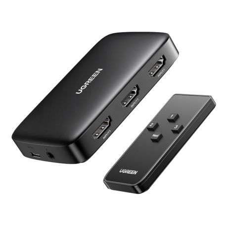 Ugreen - CM332 3-in-1 HDMI 1.4 Switch 4K - Ugreen - CM332 3-in-1 HDMI 1.4 Switch 4K