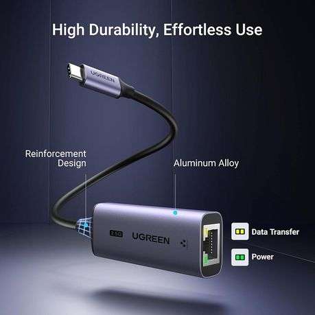 Ugreen - USB3.0 C to 2.5Gbit Ethernet Adapter - Ugreen - USB3.0 C to 2.5Gbit Ethernet Adapter