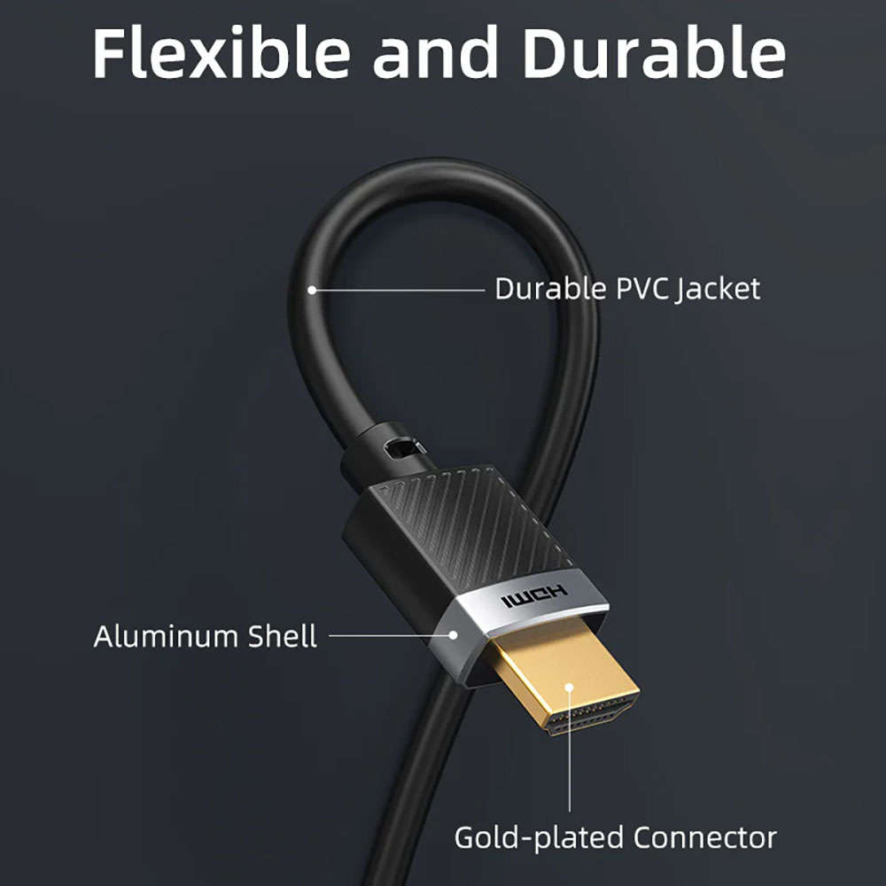 Cabletime - 4K 60Hz High-Speed 18Gbps M2M 10M HDMI Cable 2.0 - Cabletime - 4K 60Hz High-Speed 18G...