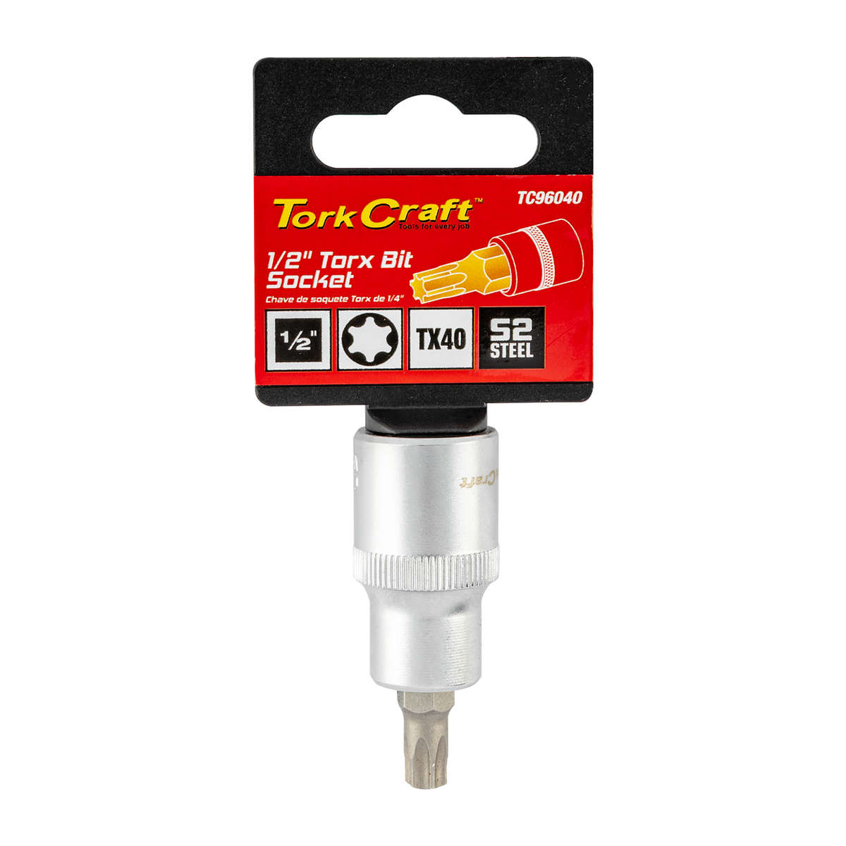Tork Craft - Socket Bit 1/2'Dr Torx T40 S2 Material - Tork Craft - Socket Bit 1/2'Dr Torx T40 S2 ...