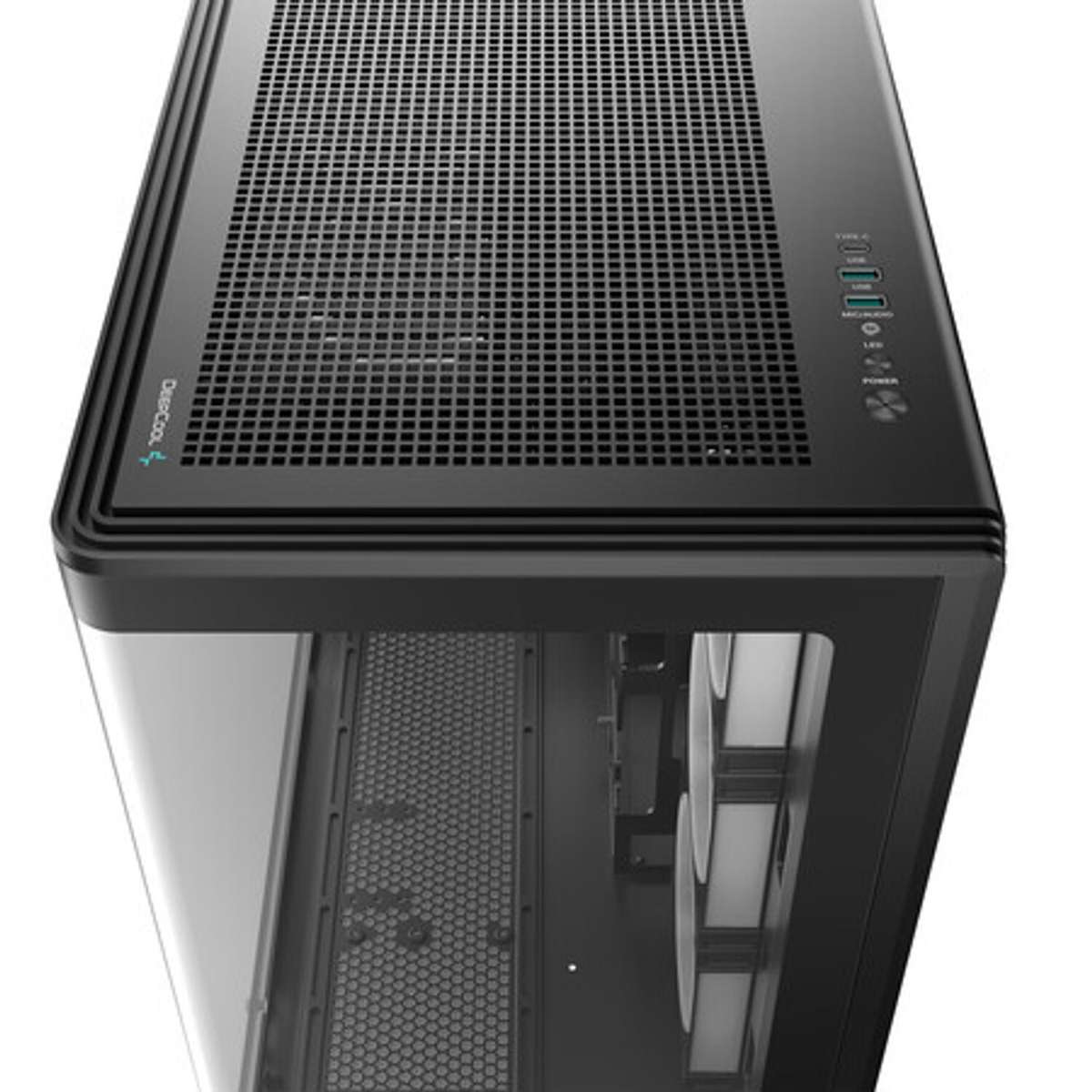 DEEPCOOL - CG590U 5F ATX ARGB Gaming Chassis - Black - DEEPCOOL - CG590U 5F ATX ARGB Gaming Chass...