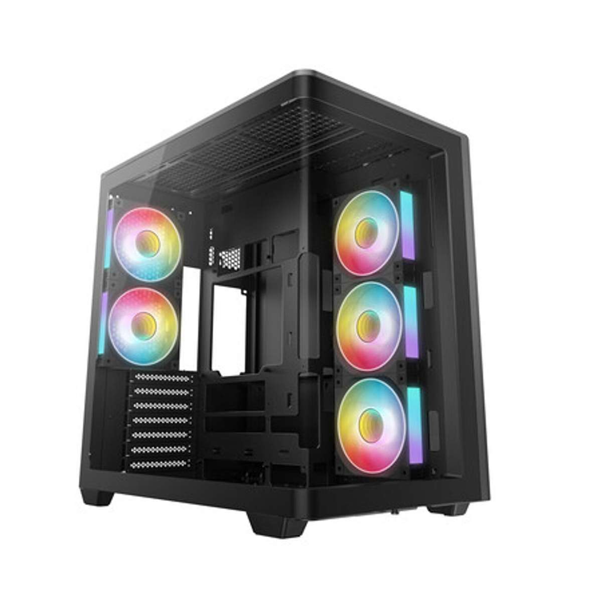 DEEPCOOL - CG590U 5F ATX ARGB Gaming Chassis - Black - DEEPCOOL - CG590U 5F ATX ARGB Gaming Chass...