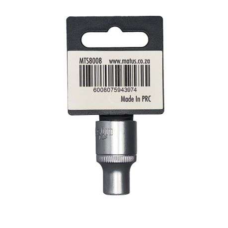 MTS - Socket 1/2" Bi Hex CRV - 8mm - MTS - Socket 1/2" Bi Hex CRV - 8mm