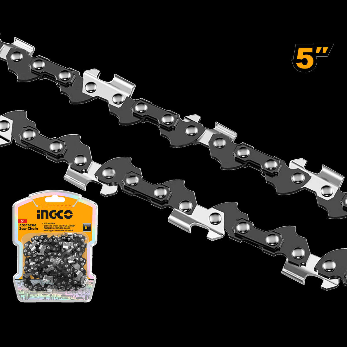 Ingco - Saw Chain 5 - 32 Links - Ingco - Saw Chain 5 - 32 Links