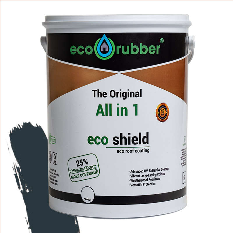 ECO RUBBER - All In 1 Eco Shield Charcoal 5L - ECO RUBBER - All In 1 Eco Shield Charcoal 5L
