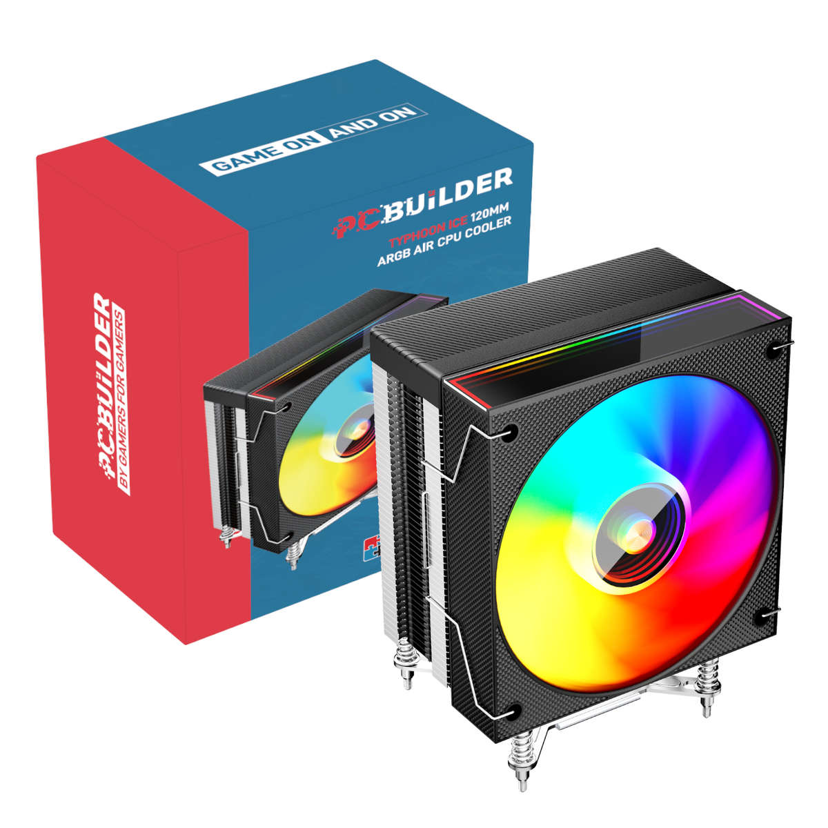 PCBuilder - CPU Fan Typhoon Ice 120mm Argb - PCBuilder - CPU Fan Typhoon Ice 120mm Argb
