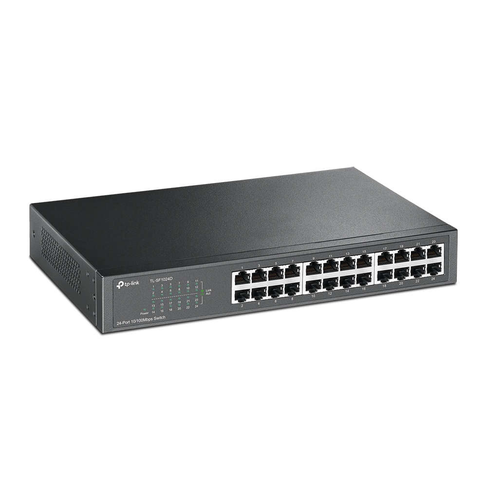 Tp-Link - TL-SF1024D 24-port 10/100Mbps Desktop/Rackmount Switch - Tp-Link - TL-SF1024D 24-port 1...