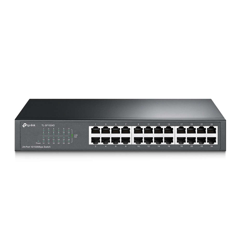Tp-Link - TL-SF1024D 24-port 10/100Mbps Desktop/Rackmount Switch - Tp-Link - TL-SF1024D 24-port 1...