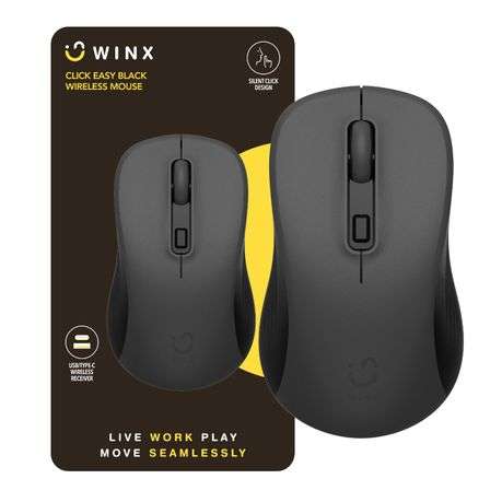 WINX - Click Easy 1600DPI 2.4GHz Wireless Mouse - Black - WINX - Click Easy 1600DPI 2.4GHz Wirele...