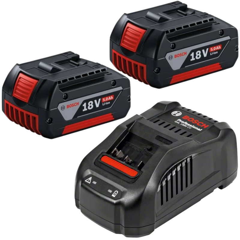 Bosch - Battery and Charger Combo Kit (5.0Ah) - Bosch - Battery and Charger Combo Kit (5.0Ah)