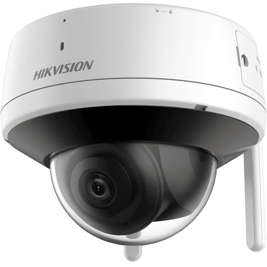 Hikvision Security - Hikvision - 4 MP Outdoor Audio Fixed Dome WiFi Camera - Hikvision Security -...