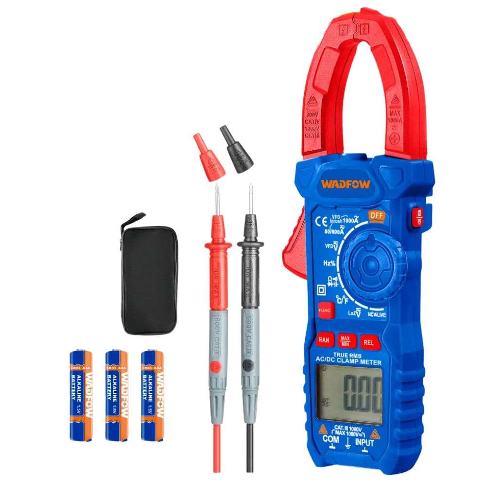 Wadfow - Digital LCD (DC/AC) Clamp Meter - 6000 Counts -WDM65085 - Wadfow - Digital LCD (DC/AC) C...
